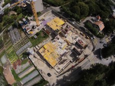 Vue aérienne "EMS Coccinelle" - © Anderegg-Rinaldi & Architectes Associés Vue aérienne "EMS Coccinelle" - © Anderegg-Rinaldi & Architectes Associés